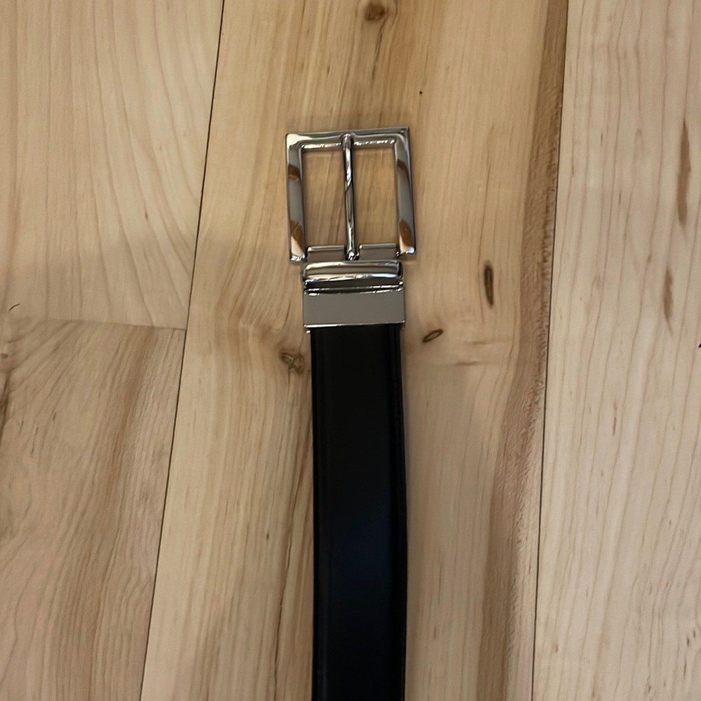 Banana Republic Reversible Black and Brown Leather Belt